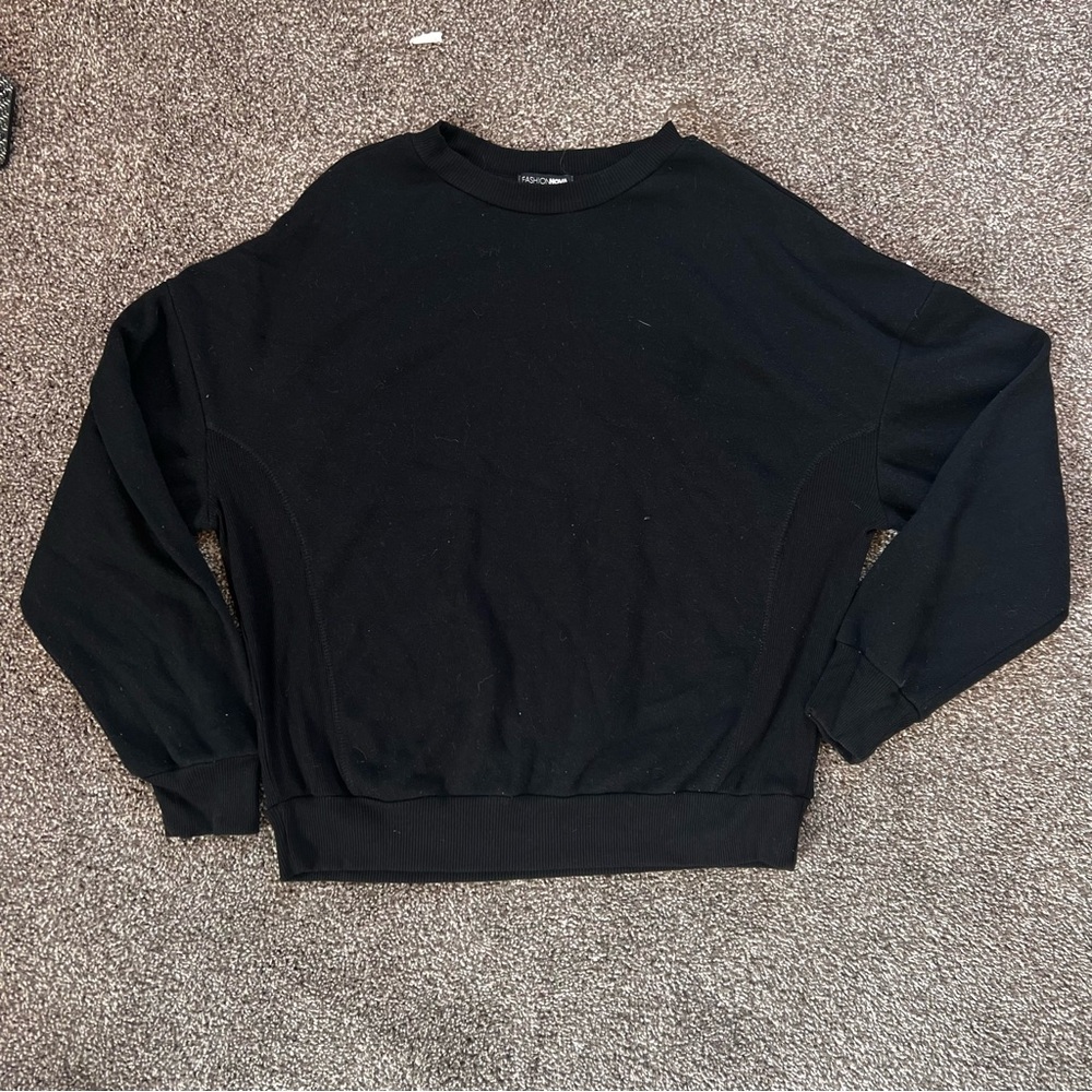 Fleece sweat shirt